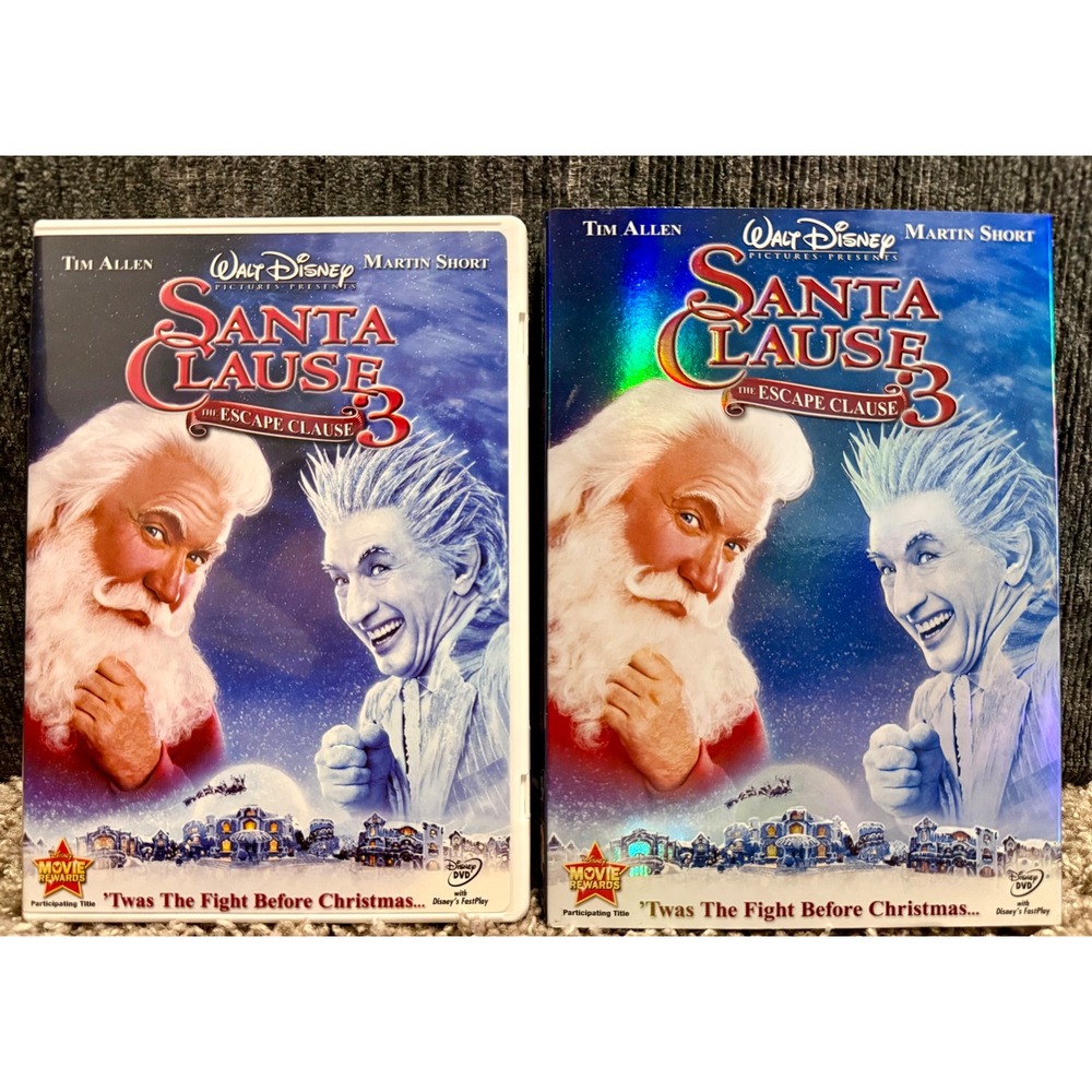 Disney The Santa Clause 3 DVD Excellent Slipcover Tim Allen - Picture 1 of 4